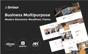 Smixor Business Multipurpose Modern Elementor WordPress Theme