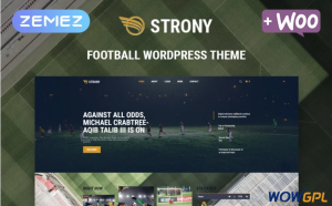 Strony Sport Classic Elementor WordPress Theme