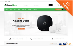 Super Shop Multi Purpose Store WooCommerce Theme