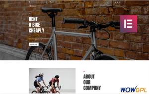Whelex Bike Rent Multipurpose Modern Elementor WordPress Theme