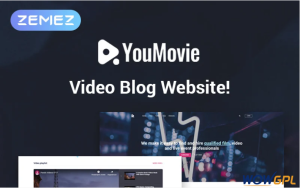 YouMovie Videography Elementor WordPress Theme