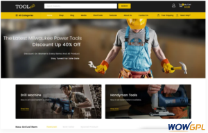 ToolArt Power Tools Store WooCommerce Theme