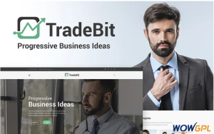 TradeBit Bitcoin Trading WordPress Theme