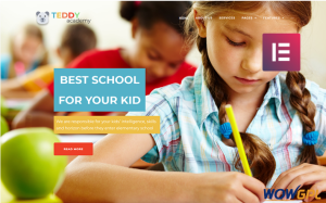 Teddy Academy Primary School Elementor WordPress Theme