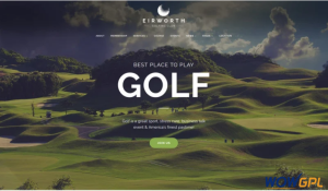 Eirworth Golfing Club Responsive WordPress Theme