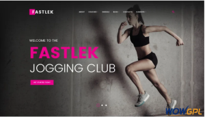 Fastlek Running Club Coaching WordPress Theme
