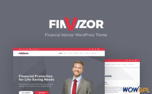 FinVisor Business Consultant WordPress Theme