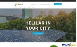 Helilar Solar Renewable Energy WordPress Theme