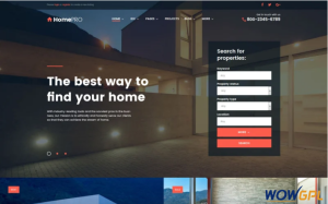 HomePro Real Estate Portal WordPress Theme