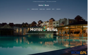 HotelBliss Spa Resort Hotel WordPress Theme