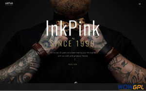 InkPink Tattoo Studio WordPress Theme