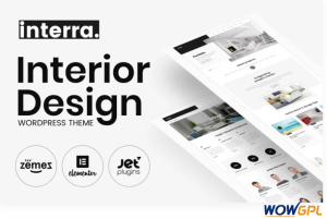 Interra Interior Designer Portfolio WordPress Theme