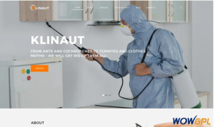 Klinaut Pest Control WordPress Theme