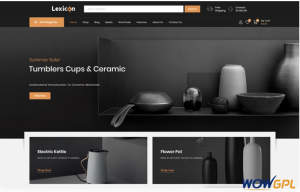 Lexicon Art Gallery Shop WooCommerce Theme 1