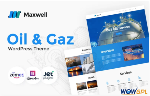 Maxwell Oil Gas Company Responsive WordPress Theme