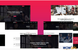 Maxz Corporate WordPress Theme