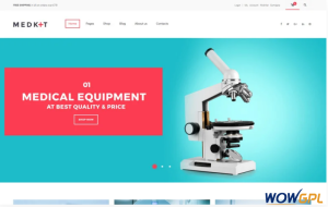 MedKit Medical Equipment WooCommerce Theme