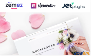 Moon Flower Flower Shop WordPress Theme