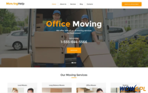 Moving Help Logistic Transportation WordPress Theme