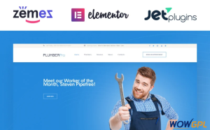 Plumbing Services Responsive WordPress Theme