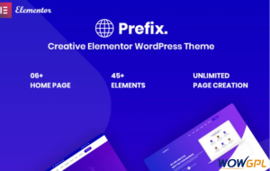 Prefix Creative Responsive WordPress Theme 1