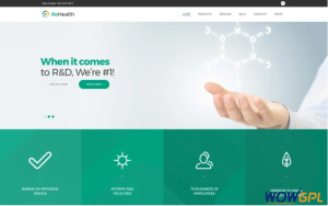 ReHealth Medical Drug Store WordPress Theme