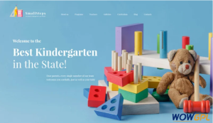 SmallSteps Kindergarten Responsive WordPress Theme