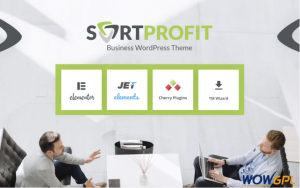 SortProfit Business Finance WordPress Theme