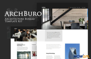 ArchBuro Architecture Bureau Template Kit