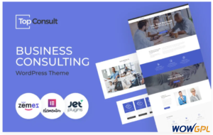 TopConsult Business Consulting WordPress Theme