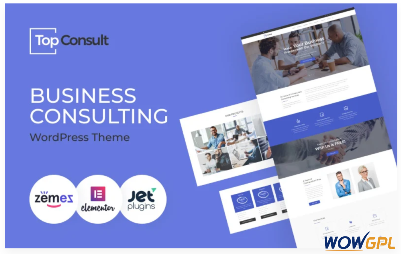 TopConsult Business Consulting WordPress Theme