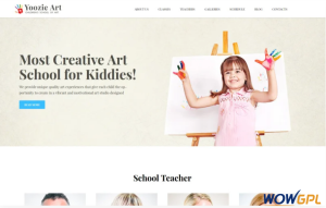 Yoozie Children Art School WordPress Theme