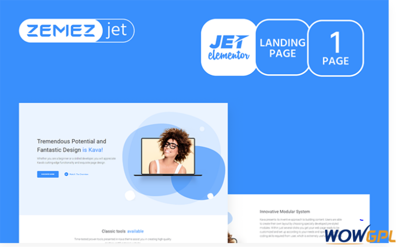 Normous Business Jet Elementor Template