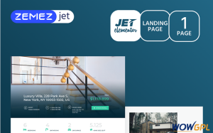 Realcity Real Estate Jet Elementor Template
