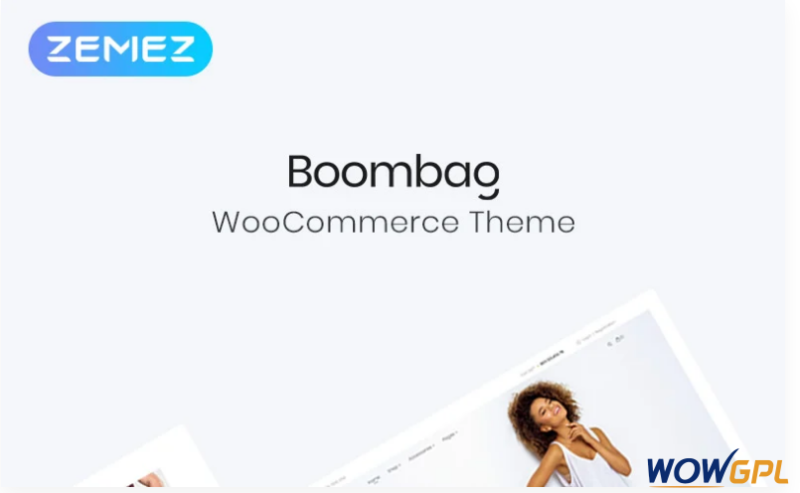 Boombag Apparel ECommerce Modern Elementor WooCommerce Theme