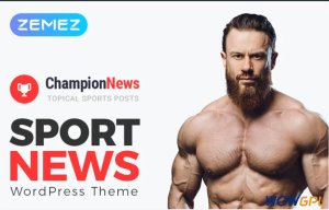ChampionNews Sports News Elementor WordPress Theme