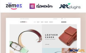 Craftekko Handmade ECommerce Clean Elementor WooCommerce Theme