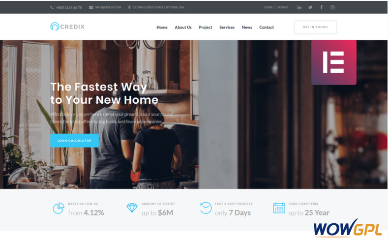 Credix - Finance Multipurpose Minimal Elementor WordPress Theme 1 Credix Finance Multipurpose Minimal Elementor WordPress Theme