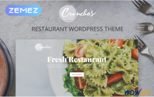 Crunchos Restaurant Ready to Use Modern Elementor WordPress Theme