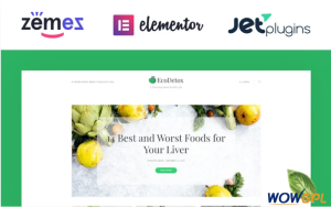 EcoDex Fresh Food Blog Website For Healthy Lifestyle WordPress Theme 2