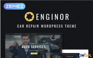 Enginor Eye catching Car Tuning Service WordPress Theme