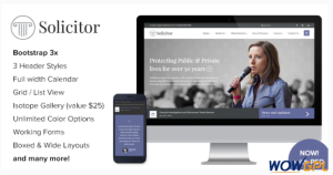 Solicitor Law Business Responsive HTML5 Template