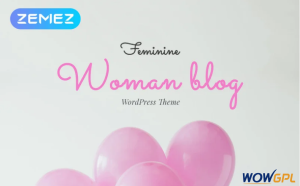 Feminine Woman Blog Elementor WordPress Theme