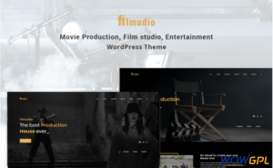 Filmudio Movie Production Film studio Creative Entertainment WordPress Theme