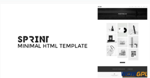 Sprint Minimal Responsive HTML Portfolio
