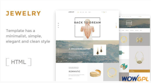 Jewelry Ecommerce HTML5 Template