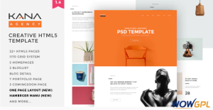 Kana Creative Agency HTML5 Template