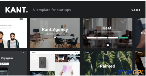 Kant A Multipurpose Template For Startups And Freelancers