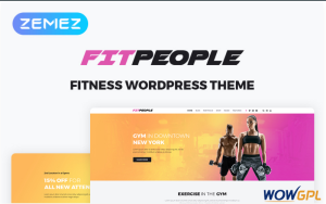 FitPeople Fitness Elementor WordPress Theme