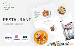 Foodcom Restaurant Elementor WordPress Theme